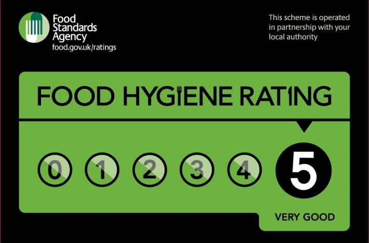 Salehurst Halt 5 star food and hygiene rating 2023