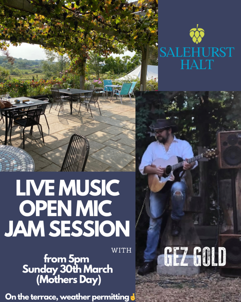 First open mic night at the Salehurst Halt